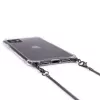 Evelatus Apple iPhone 11 Pro Max Silicone Transparent z naszyjnikiem TPU Strap Space Gray