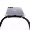 Evelatus Apple iPhone 11 Pro Silikonowy Przezroczysty z Naszyjnikiem TPU Pasek Przezroczysty