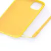 Evelatus Apple iPhone 11 Silikonowe etui Soft Touch z paskiem, żółte