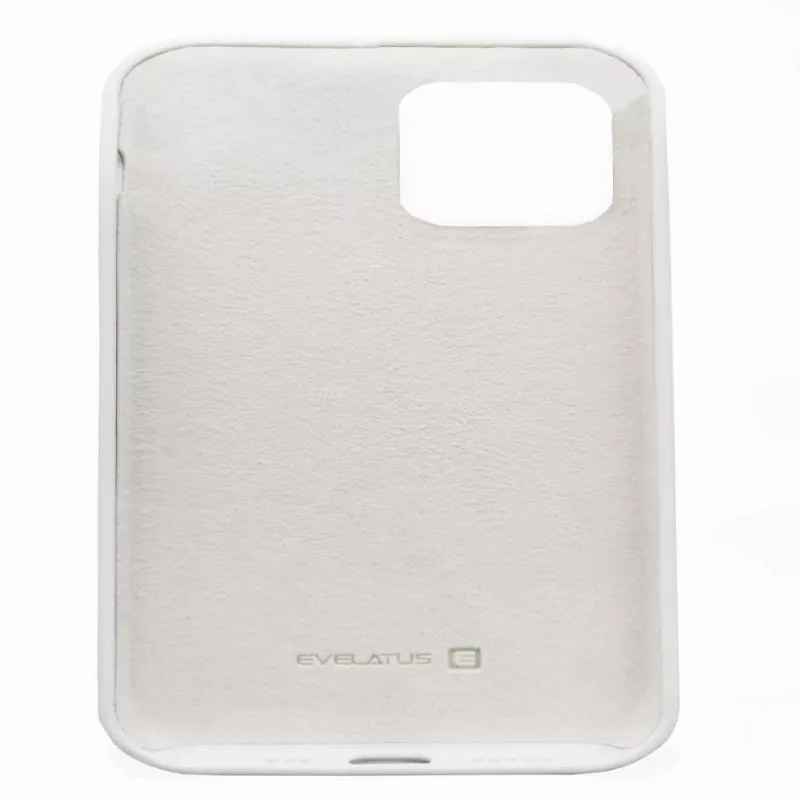 Evelatus Apple iPhone 12/12 Pro Premium Soft Touch Silikonowe etui Białe