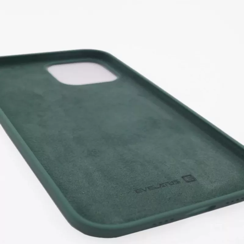 Evelatus Apple iPhone 12 Pro Max Premium Soft Touch Silikonowe etui Pine Green