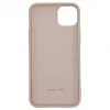 Evelatus Apple iPhone 14 6.1 cala Etui z Nano Silikonu Soft Touch TPU Beżowy