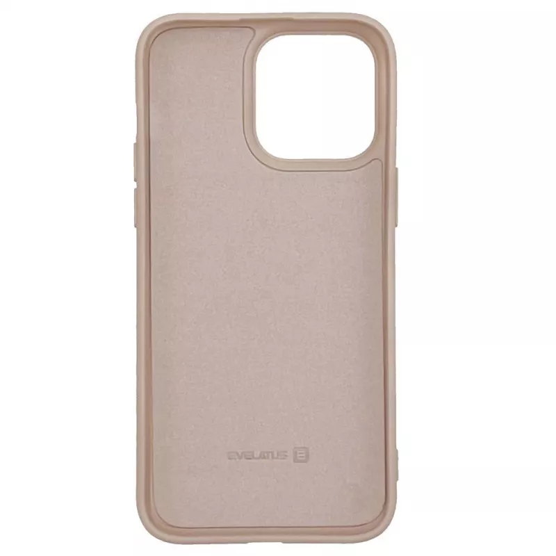 Evelatus Apple iPhone 14 Pro Max 6.7 cala Nano Silikonowe Etui Soft Touch TPU Beżowy