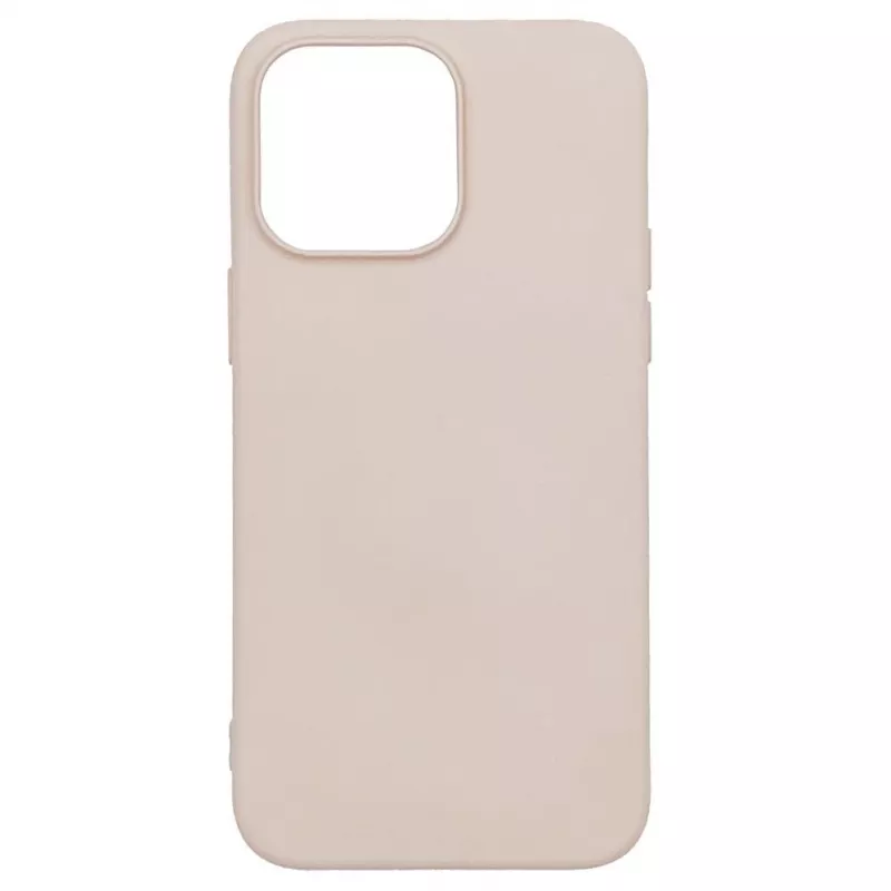 Evelatus Apple iPhone 14 Pro Max 6.7 cala Nano Silikonowe Etui Soft Touch TPU Beżowy