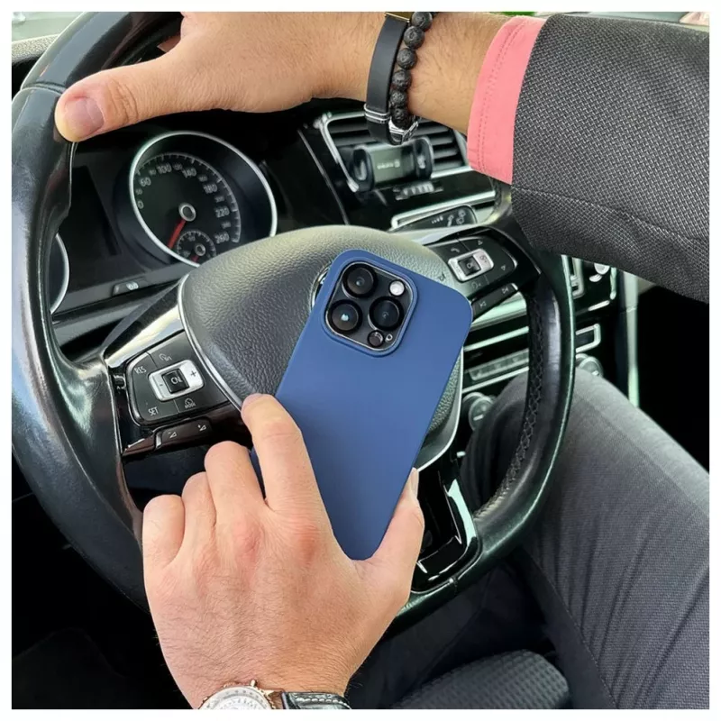 Evelatus Apple iPhone 14 Pro Premium MagSafe Soft Touch Silikonowe etui Midnight Blue