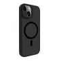 Evelatus Apple iPhone 15 Etui hybrydowe z MagSafe PC+TPU czarne