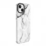 Evelatus Apple iPhone 15 Plus etui PC+TPU z MagSafe - Custom Marble White