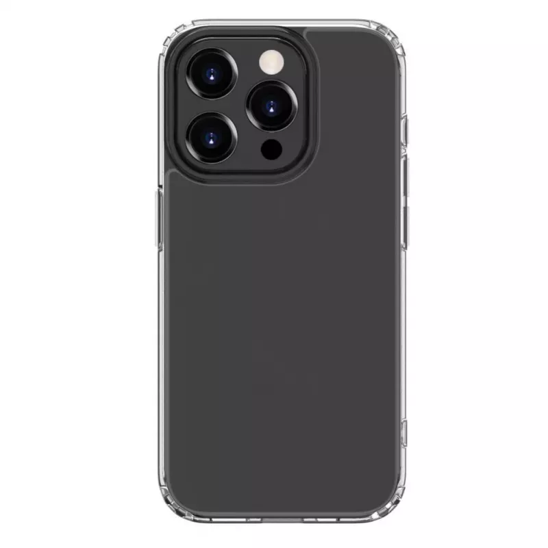 Evelatus Apple iPhone 15 Pro Militarna odporna na wstrząsy silikonowa obudowa TPU przezroczysta