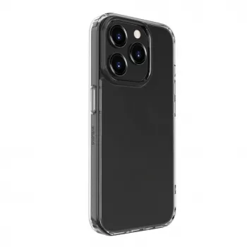 Evelatus Apple iPhone 15 Pro Militarna odporna na wstrząsy silikonowa obudowa TPU przezroczysta
