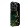Evelatus Apple iPhone 15 Pro etui PC z nadrukiem marmur ciemnozielone