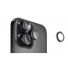 Evelatus Apple iPhone 16 Pro / 16 Pro Max Camera Lens Protector Armor Black Titanium