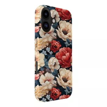 Evelatus Apple iPhone 16 Slim Shell z MagSafe Custom Flower Red Print