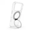 Evelatus Apple iPhone 17 Pro Etui hybrydowe z MagSafe PC+TPU 360° Metalowa Podstawka Przezroczyste
