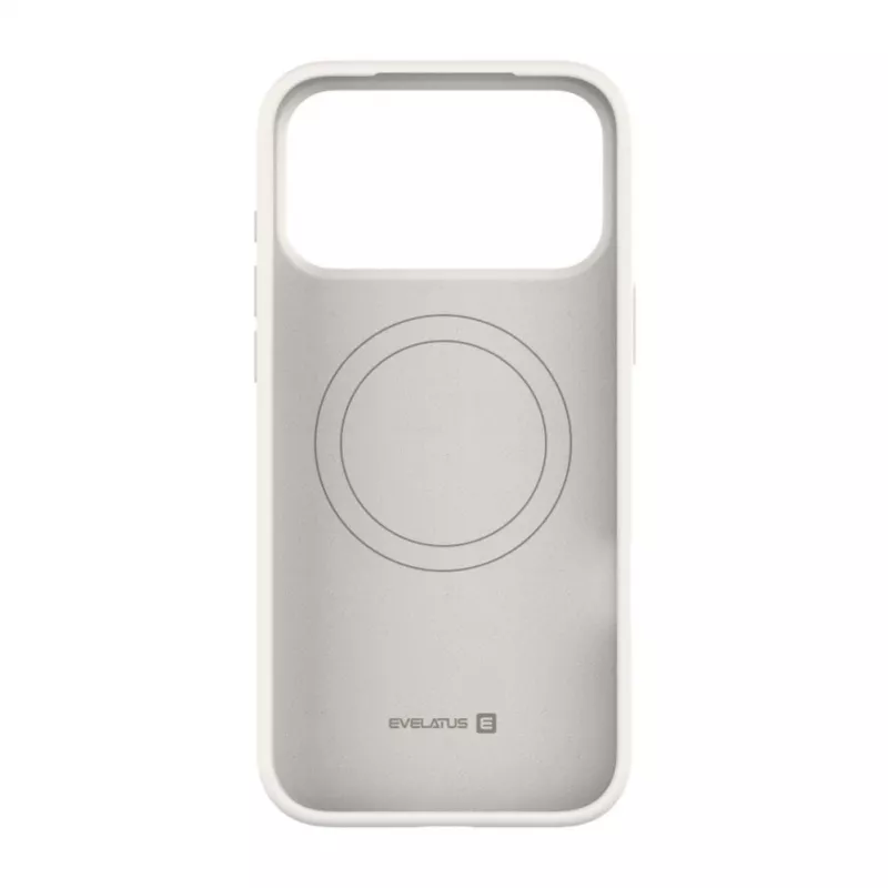 Evelatus Apple iPhone 18 Pro Max Premium MagSafe Silikonowe etui Soft Touch Srebrny