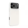 Evelatus Apple iPhone 18 Pro Max Premium MagSafe Silikonowe etui Soft Touch Srebrny