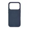 Evelatus Apple iPhone 18 Pro Premium MagSafe Soft Touch Silikonowe etui - ciemnoniebieskie