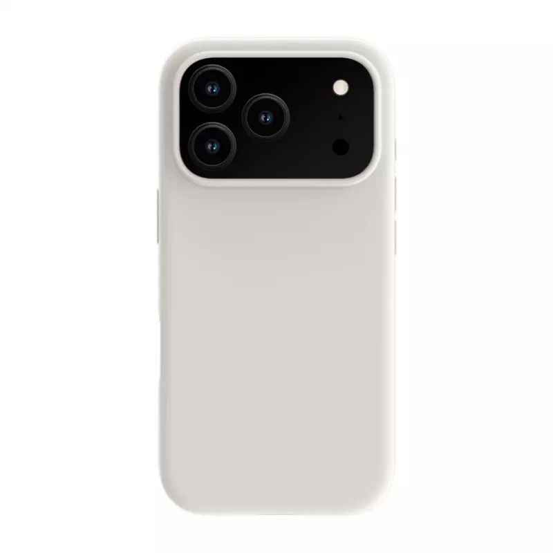 Evelatus Apple iPhone 18 Pro Premium MagSafe Soft Touch Silikonowe etui srebrne