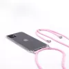 Evelatus Apple iPhone 7/8/SE2020/SE2022 Silicone Transparent with Necklace TPU Strap Transparent