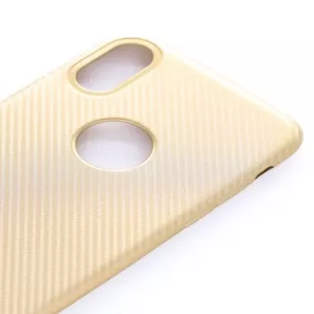 Evelatus Apple iPhone X Carbon Gold Back Cover