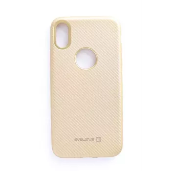 Evelatus Apple iPhone X Carbon Gold Back Cover