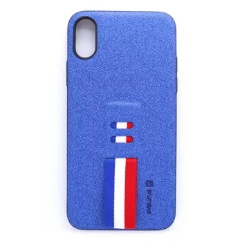 Evelatus Apple iPhone X Free Blue Liquid Silicone Case