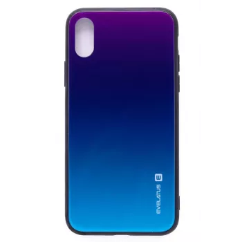 Evelatus Apple iPhone X/Xs Gradient Glass Case 3 Under Water