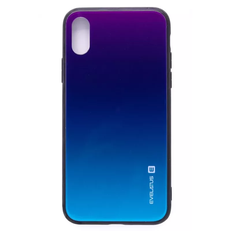 Evelatus Apple iPhone X/Xs Gradient Glass Case 3 Under Water