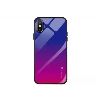 Evelatus Apple iPhone X/Xs Gradient Glass Case 4 Mystery