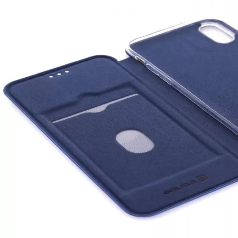 Evelatus Apple iPhone XR etui książkowe ciemnoniebieskie