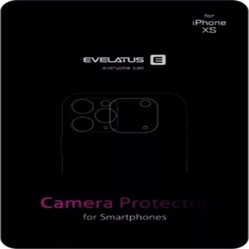 Evelatus Apple iPhone XR Camera Glass Lens Replacement - Tempered Glass 9H