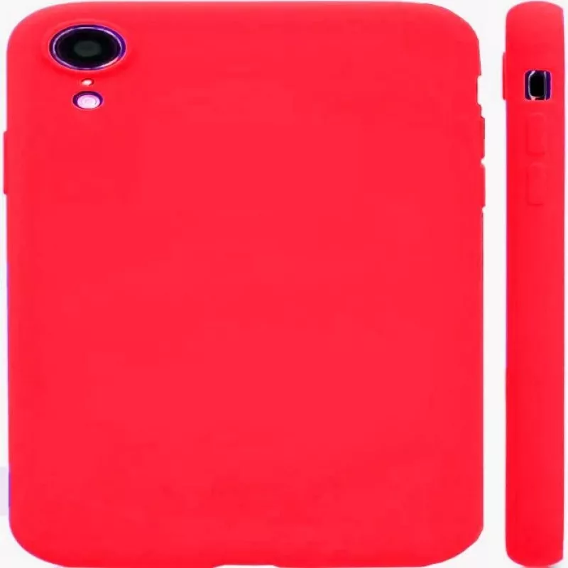 Evelatus Apple iPhone XR etui silikonowe Nano Soft Touch TPU czerwone