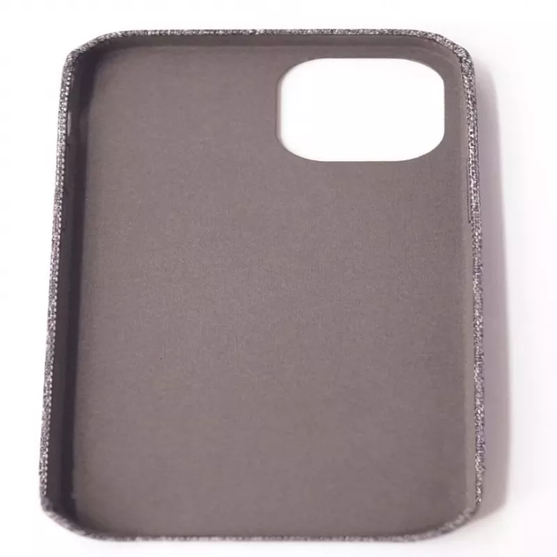 Evelatus Etui materiałowe do Apple iPhone 12/12 Pro EFC01 - Czarny
