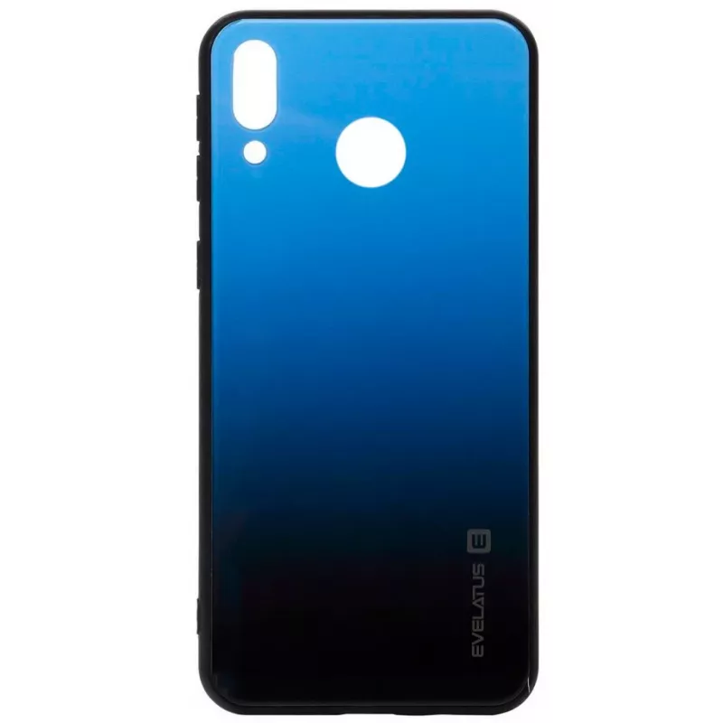 Evelatus Huawei P Smart 2019 Gradient Glass Case 7 Sea Depth