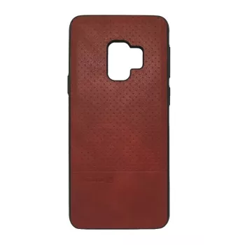 EVELATUS Etui TPU Huawei P20 Lite z Płytką Metalową do Magnetycznego Uchwytu Samochodowego Czerwone