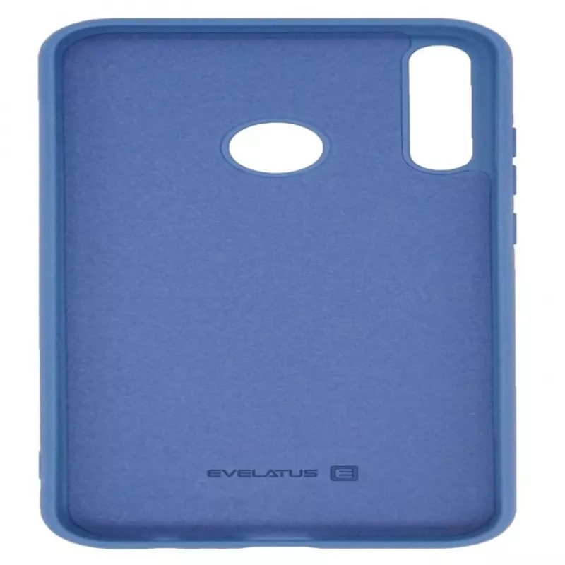 Evelatus Huawei P40 Lite E Soft Touch Silicone Case Blue