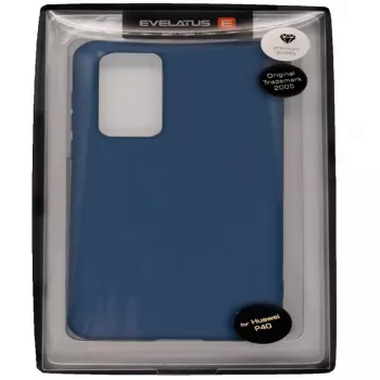 Evelatus Huawei P40 Soft Touch Silicone Case Blue
