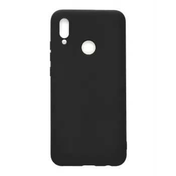 Evelatus Huawei Y7 2019 Nano Silicone Case Soft Touch TPU Black