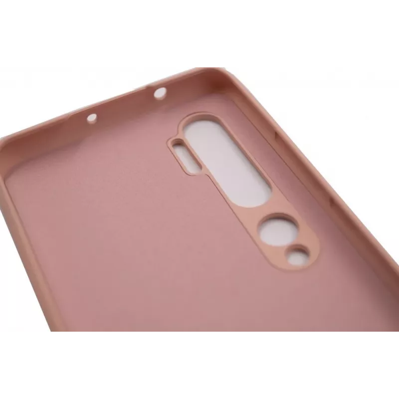 Evelatus Nano Silicone Case do Xiaomi Mi Note 10 / Mi Note 10 Pro - Soft Touch TPU, Jasny Różowy