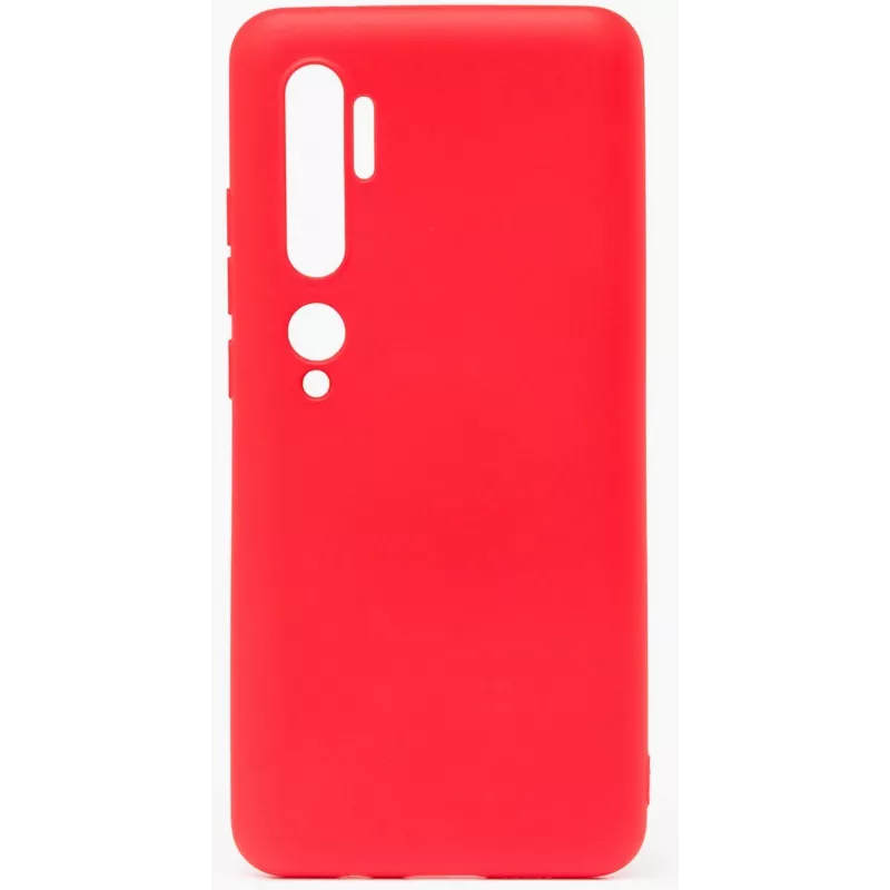 Evelatus Nano Silicone Case do Xiaomi Mi Note 10 / Mi Note 10 Pro - Soft Touch TPU - Czerwony
