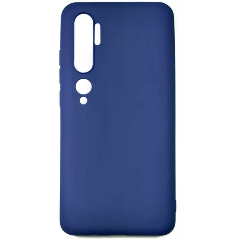 Evelatus Nano Silicone Case do Xiaomi Mi Note 10 / Mi Note 10 Pro - Soft Touch TPU, Ciemnoniebieski