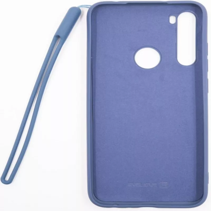 Evelatus Nano Silicone Case Soft Touch TPU do Xiaomi Redmi Note 8 / Redmi Note 8 2021 - Ciemnoniebieski