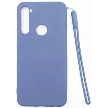 Evelatus Nano Silicone Case Soft Touch TPU do Xiaomi Redmi Note 8 / Redmi Note 8 2021 - Ciemnoniebieski