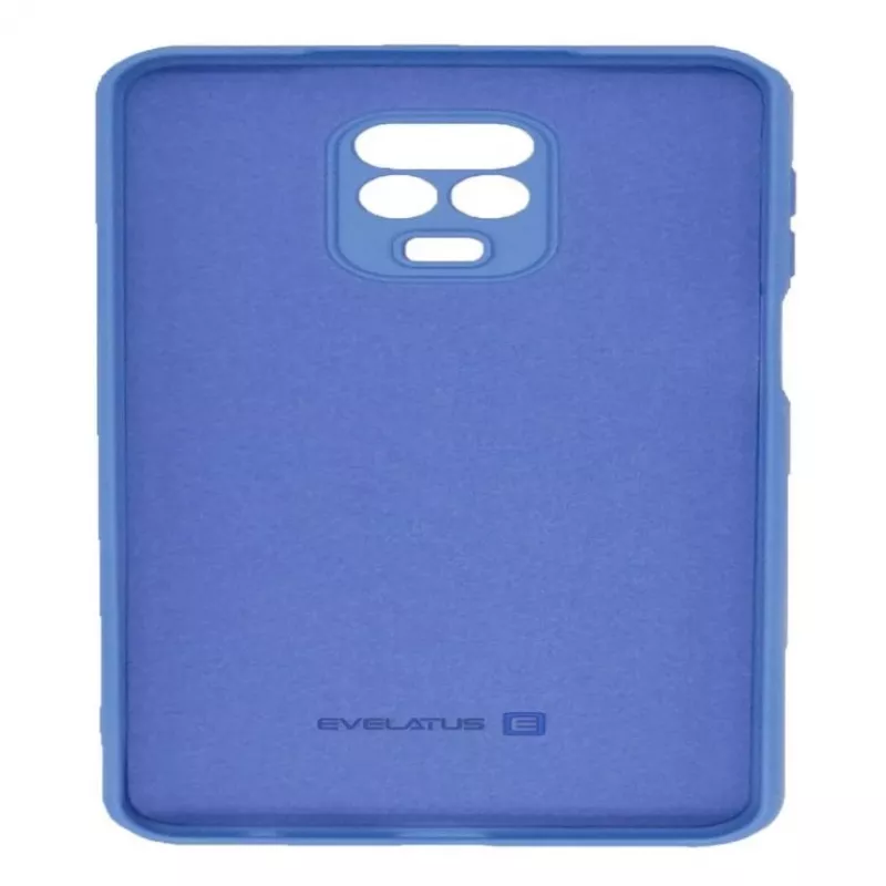 Evelatus Nano Silicone Case Soft Touch TPU do Xiaomi Redmi Note 9 Pro / Redmi Note 9S - Niebieski