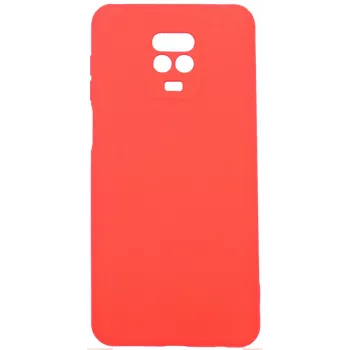 Evelatus Nano Silicone Case Soft Touch TPU Red dla Xiaomi Redmi Note 9 Pro / Redmi Note 9S