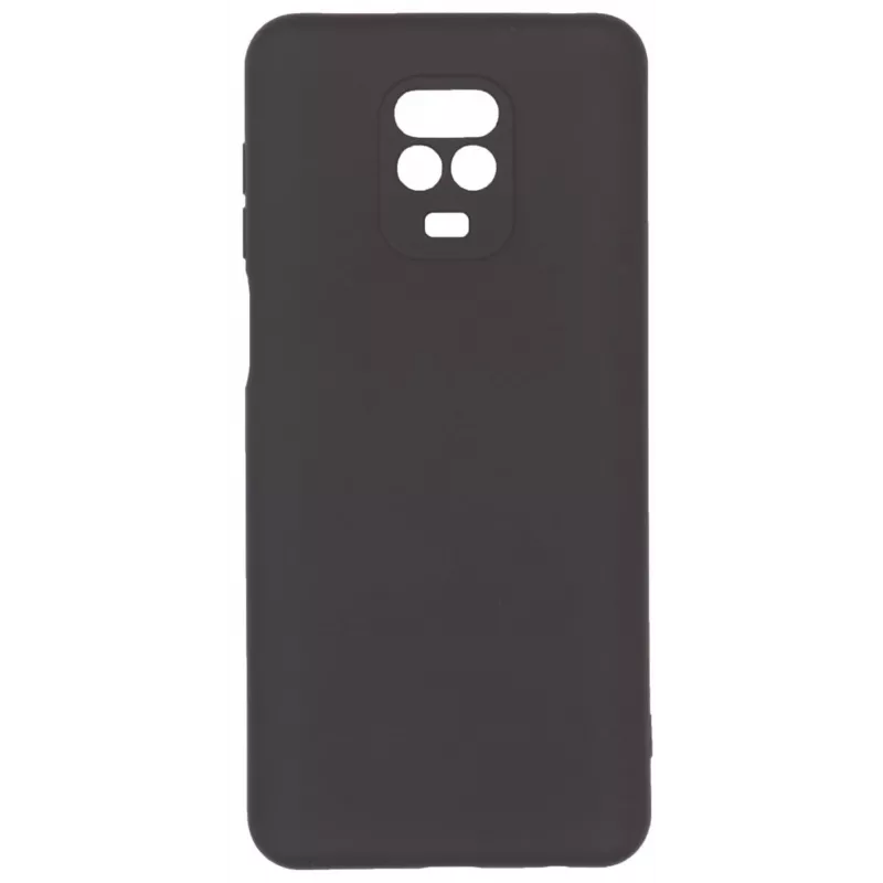 Evelatus Nano Silicone Soft Touch TPU Case do Xiaomi Redmi Note 9 Pro / Redmi Note 9S - Czarny