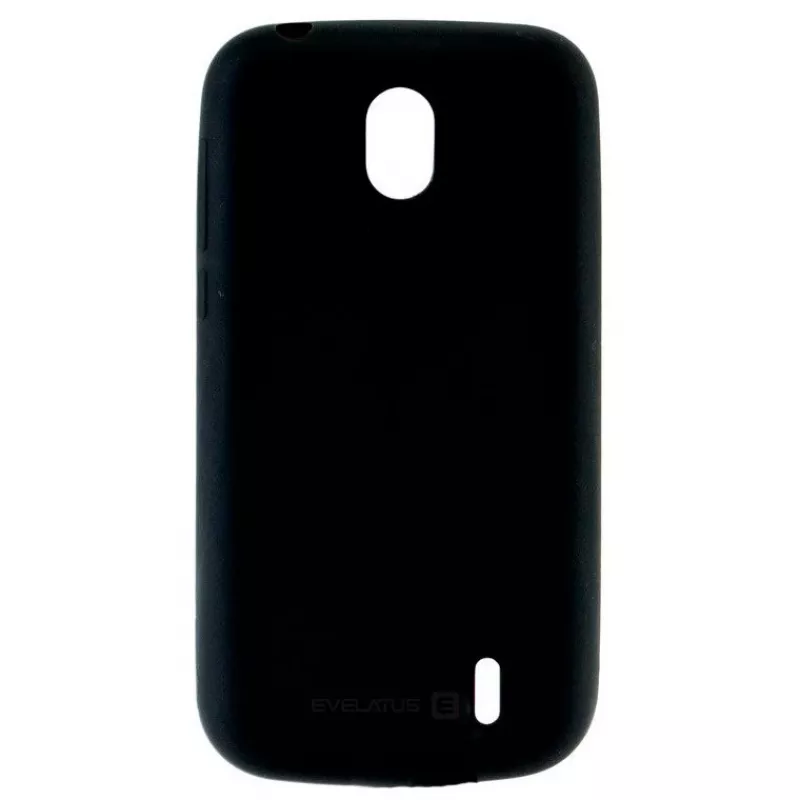 Evelatus Nokia 1 (2018) Silicone Case Black