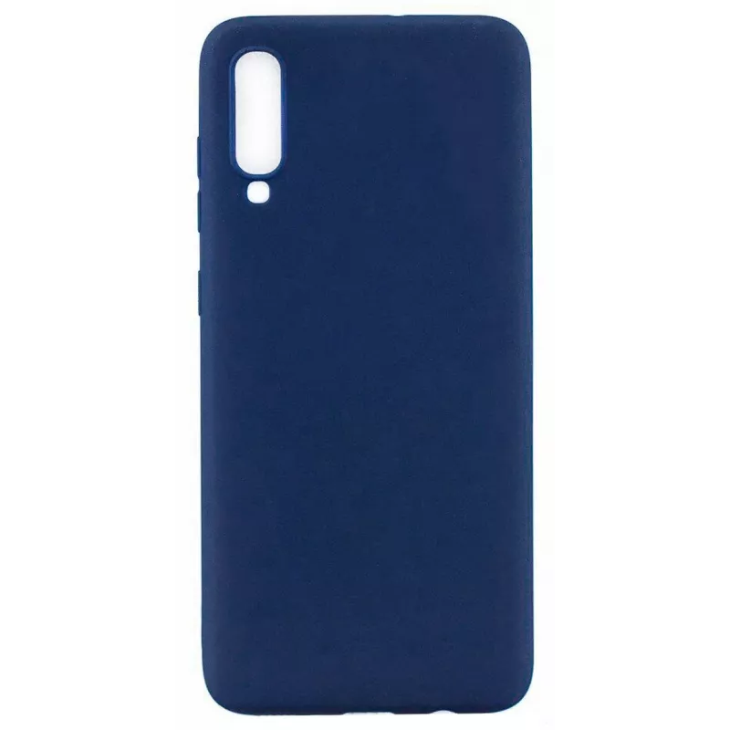 Evelatus Samsung A70 Silicon Case Dark Blue