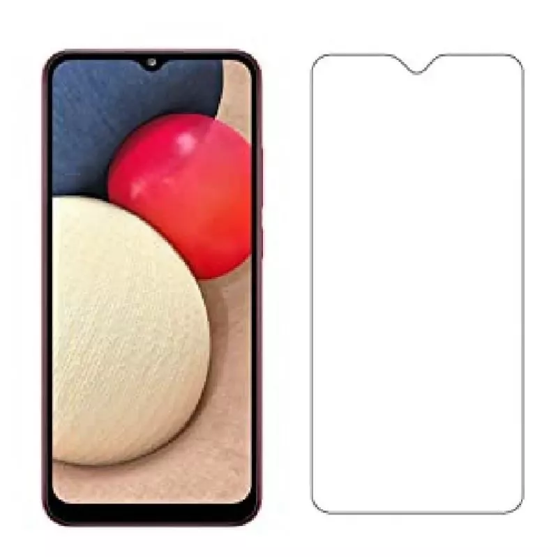 Evelatus Samsung Galaxy A02s 0.33mm Flat Clear Tempered Glass Screen Protector with Japan Glue Anti-Static