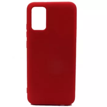 Evelatus Samsung Galaxy A02s Nano Silicone Case Soft Touch TPU Red