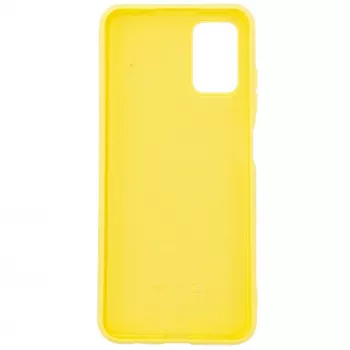 Evelatus Samsung Galaxy A03s Soft Touch Silicone Case Yellow